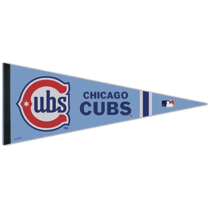 Chicago Cubs Alt Blues 12" x 30" Premium Pennant