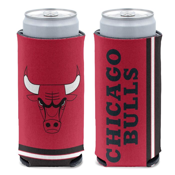 Chicago Bulls 12oz Slim Can Cooler