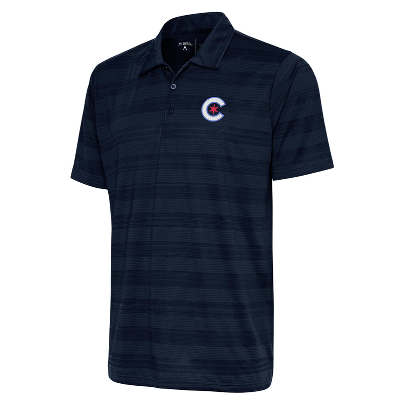 Chicago Cubs City Connect Navy Compass Polo