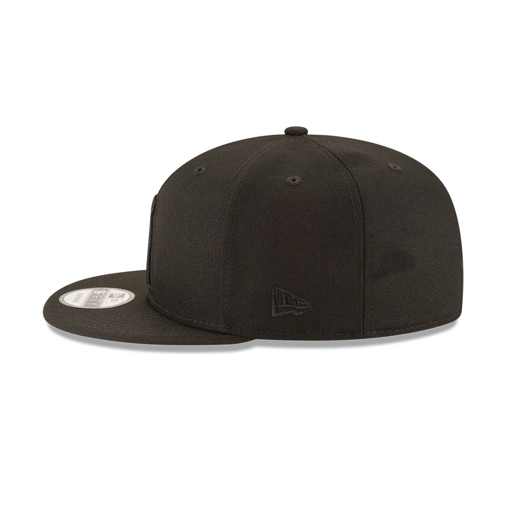 Anaheim Angels New Era Black on Black 9FIFTY Snapback Hat