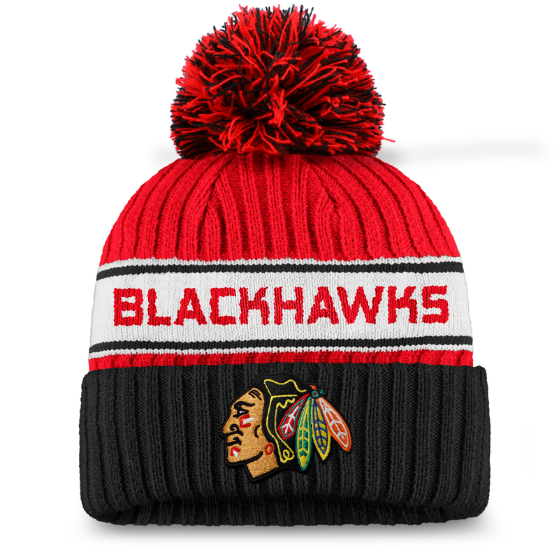 Chicago Blackhawks Ladies Authentic Locker Knit Hat