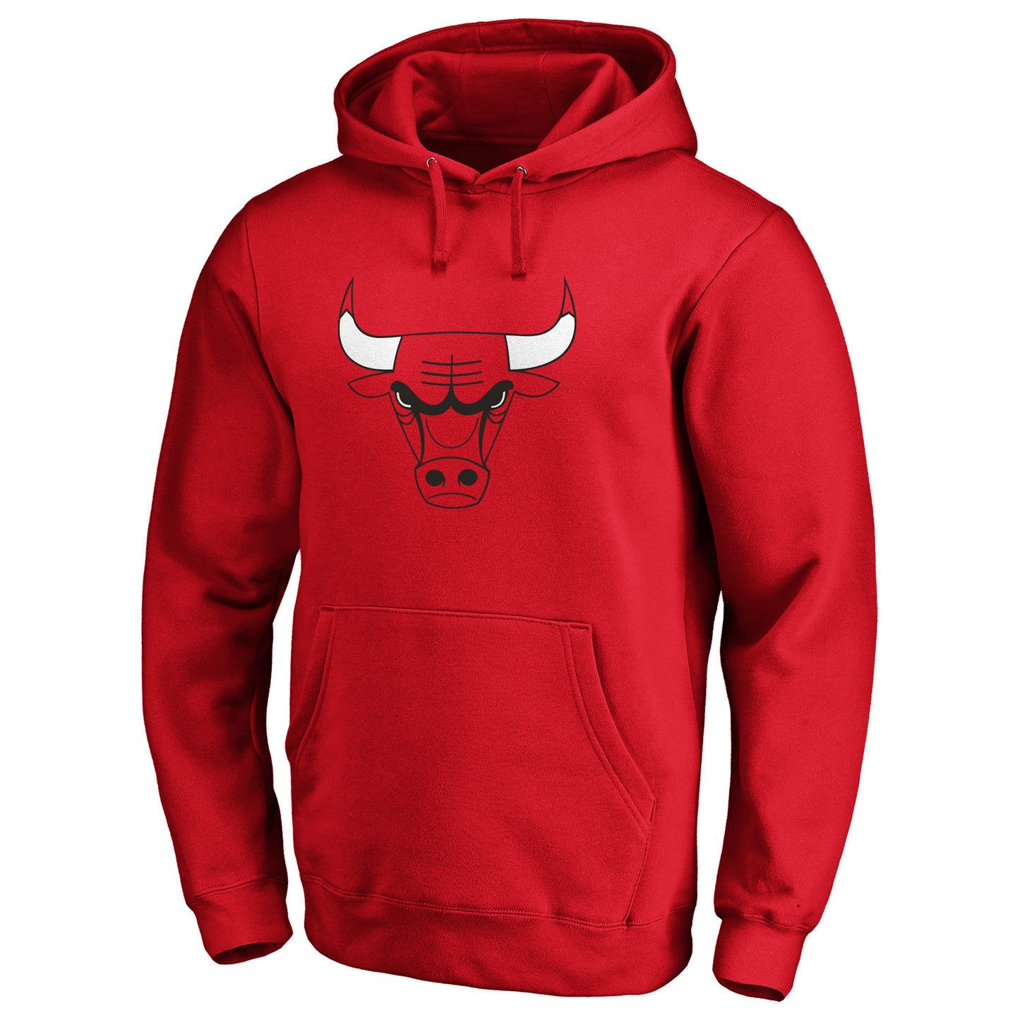 Chicago Bulls Red Primary Logo Fanatics Hoodie