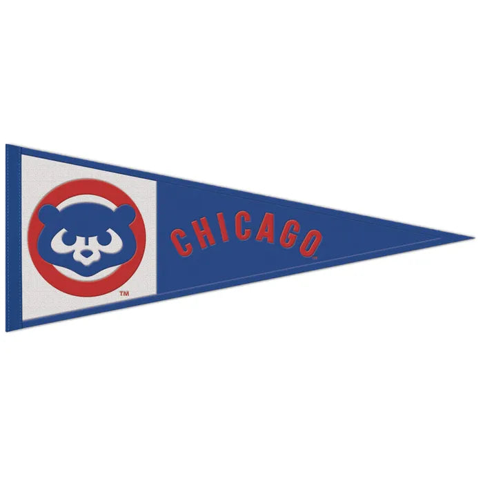 Chicago Cubs Cooperstown 13"x32" Wool Pennant