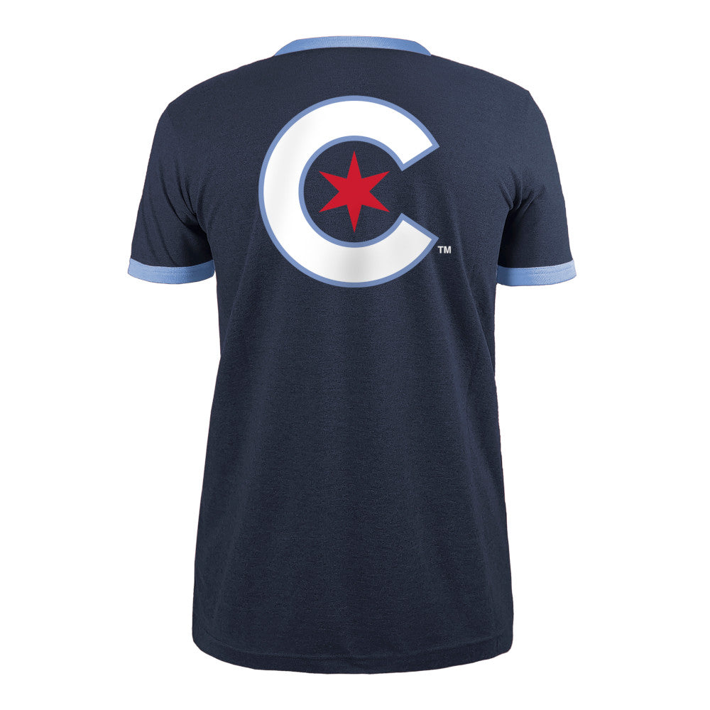 Chicago Cubs Wrigleyville City Connect New Era Ringer Tee