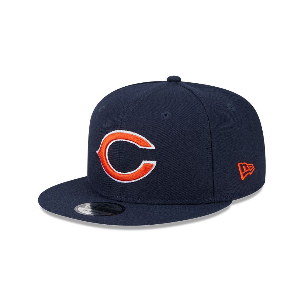 Chicago Bears 2023 Navy C Bears Side Patch New Era 9FIFTY Snapback Hat
