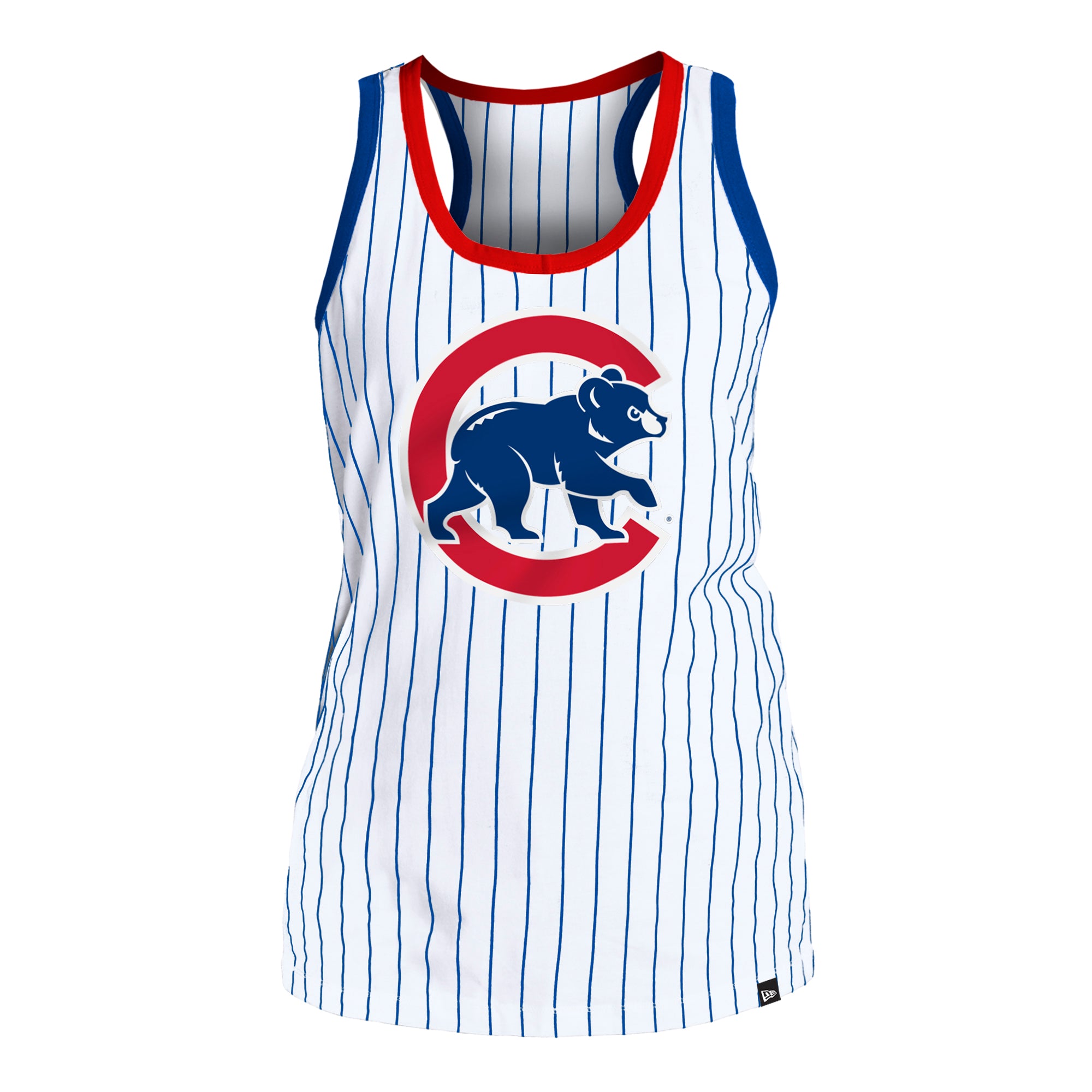chicago cubs fish tank accessories Chicago Cubs Women's Pinstripe Crawl Bear Tank Top Medium
