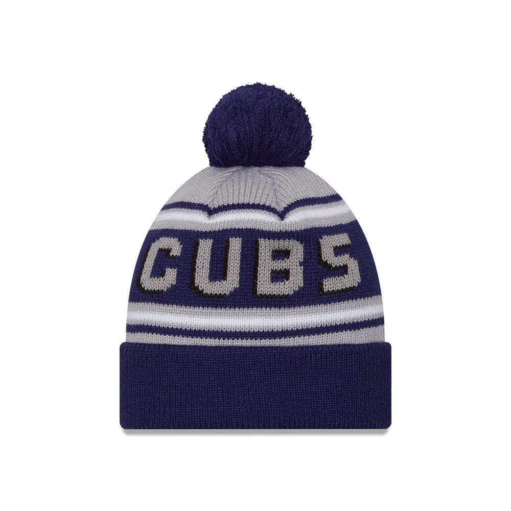 Chicago Cubs Navy Evergreen 1914 Pom Knit Hat