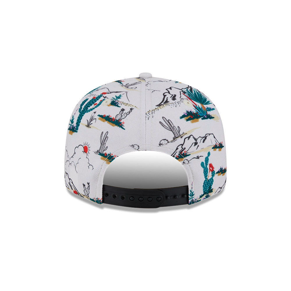 Chicago Cubs Spring Training 2025 New Era Cactus Print Snapback Hat