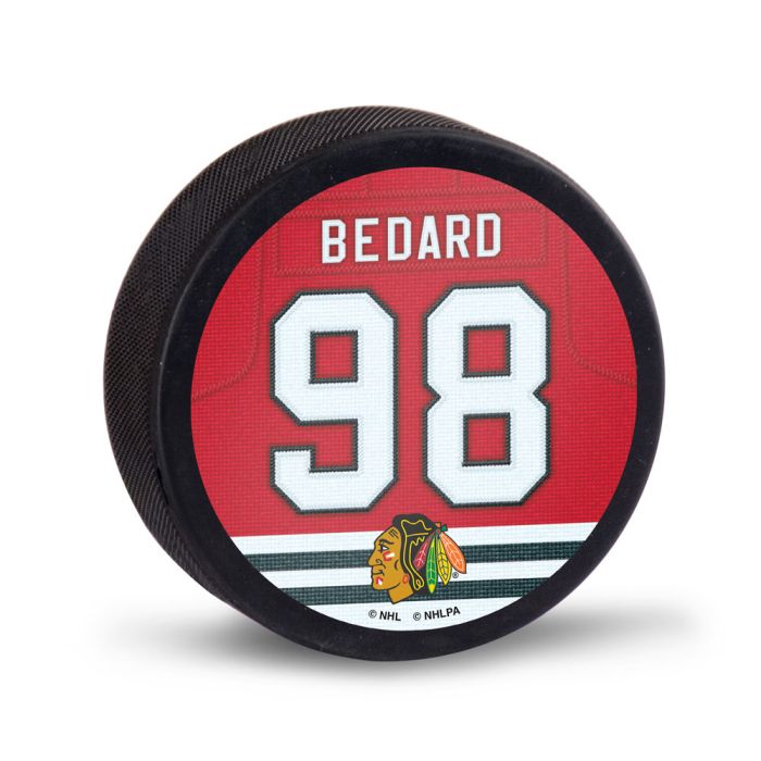 Chicago Blackhawks Bedard Hockey Puck