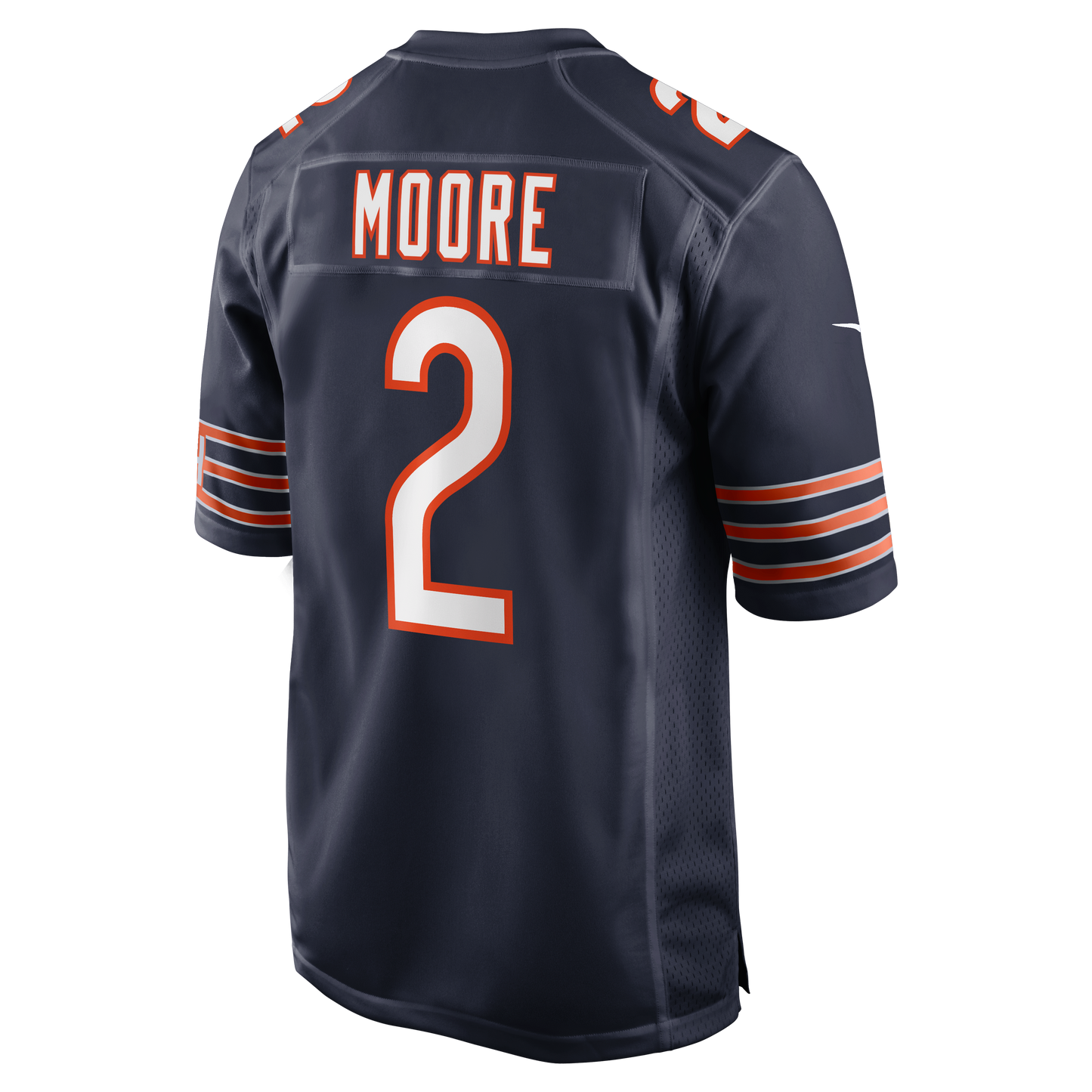 D.J. Moore Chicago Bears Nike Navy Replica Game Jersey - Youth