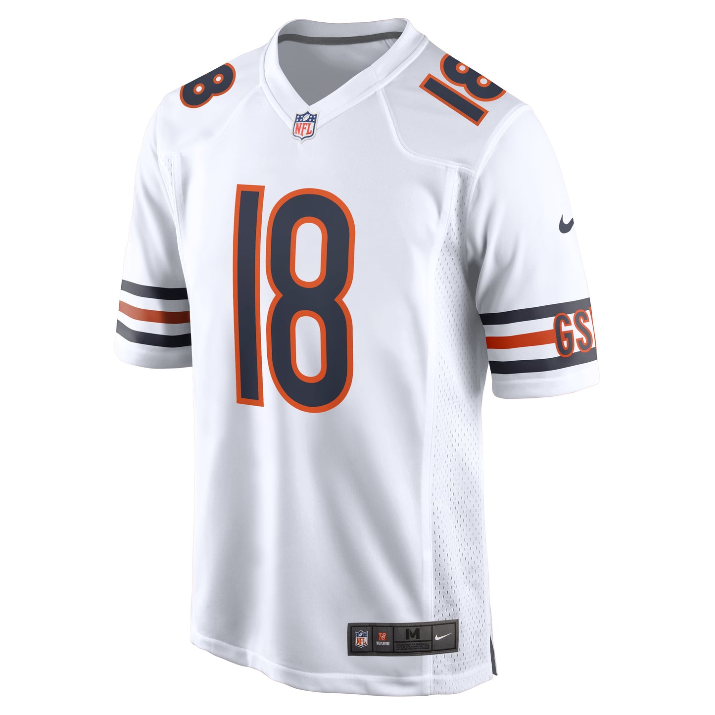Caleb Williams Chicago Bears Nike White Road Replica Jersey