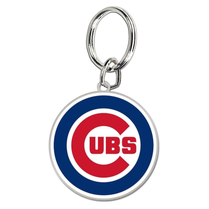 Chicago Cubs Cloisonne Key Ring