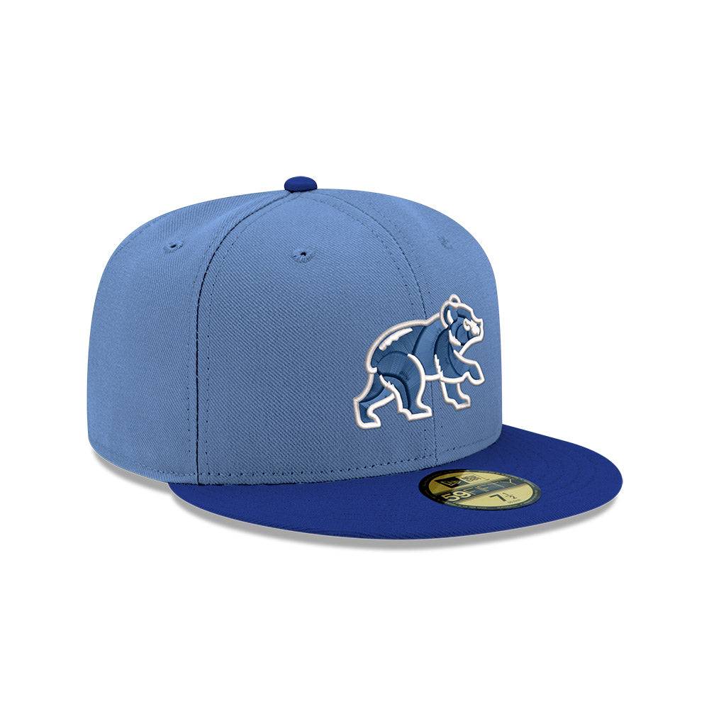Chicago Cubs Columbia 24 Walking Bear New Era 59FIFTY Fitted Hat