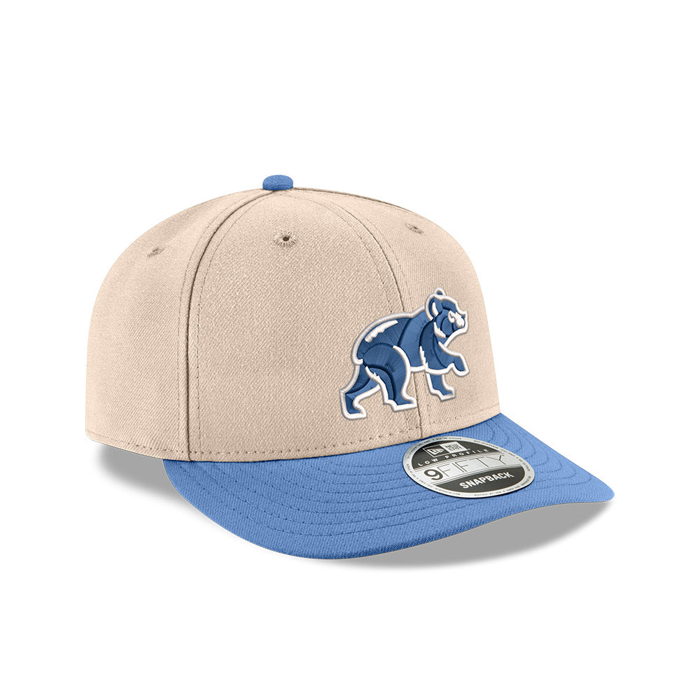Chicago Cubs New Era Chrome/Sky Low Profile 9FIFTY Snapback Hat