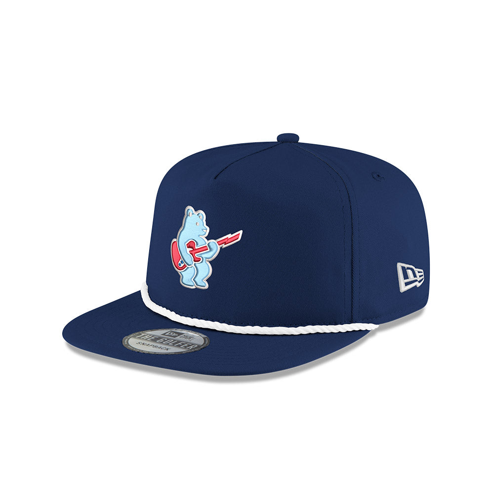 Chicago Cubs Alt Blues Bear New Era Navy Golfer Snapback Hat