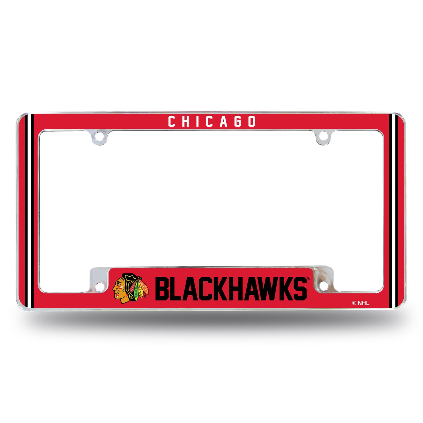 Chicago Blackhawks Red Alternate License Plate Frame
