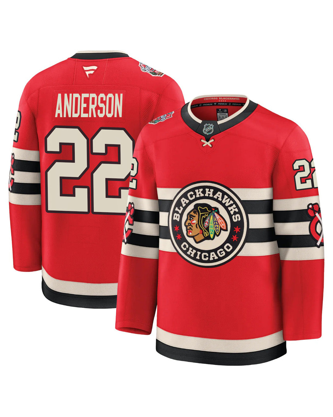 Joey Anderson #22 Chicago Blackhawks Fanatics Winter Classic
