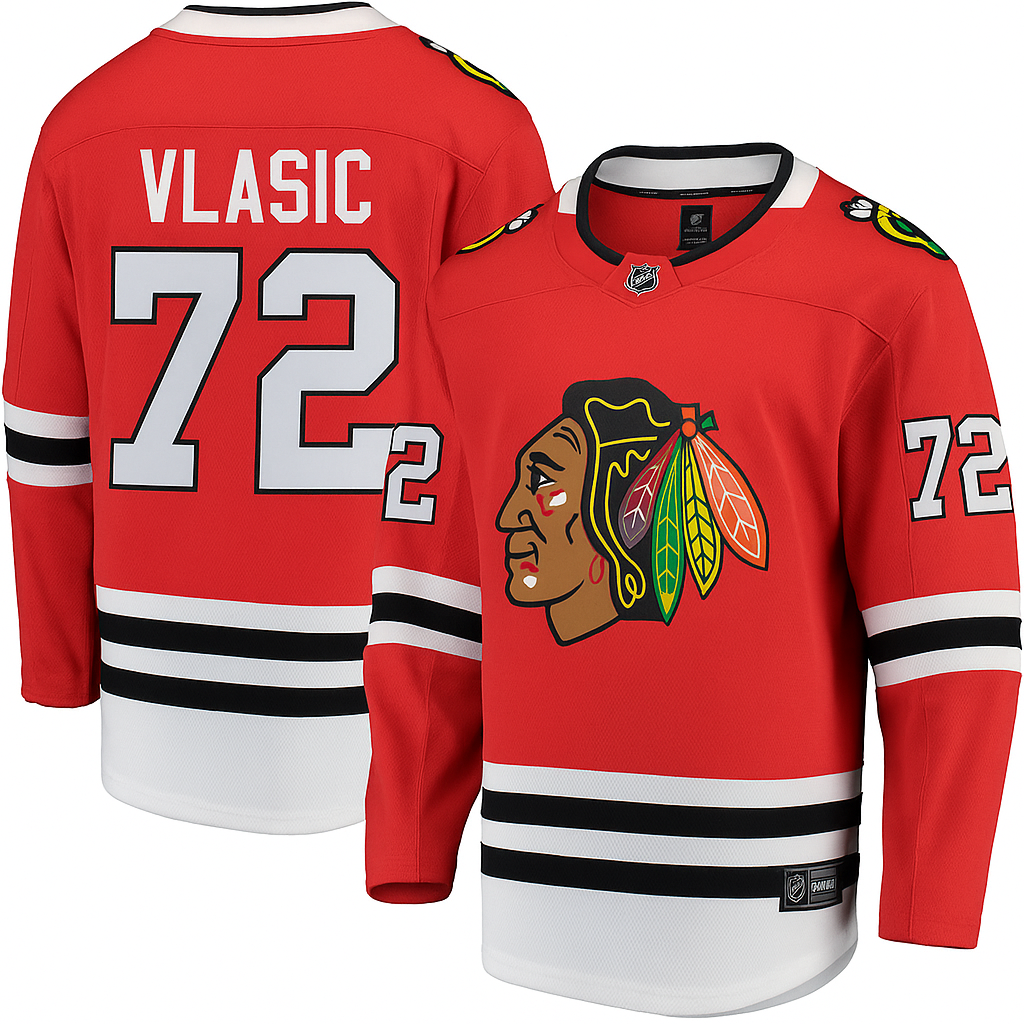 Alex Vlasic Chicago Blackhawks Fanatics Red Breakaway Men's Jersey