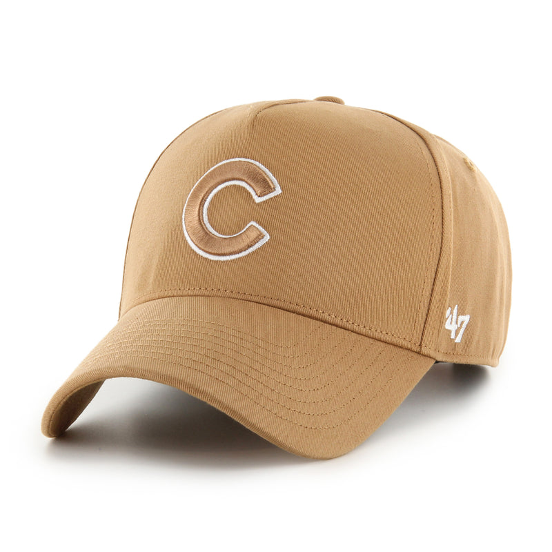 Chicago Cubs Ballpark '47 Dark Tan MVP Adjustable Hat