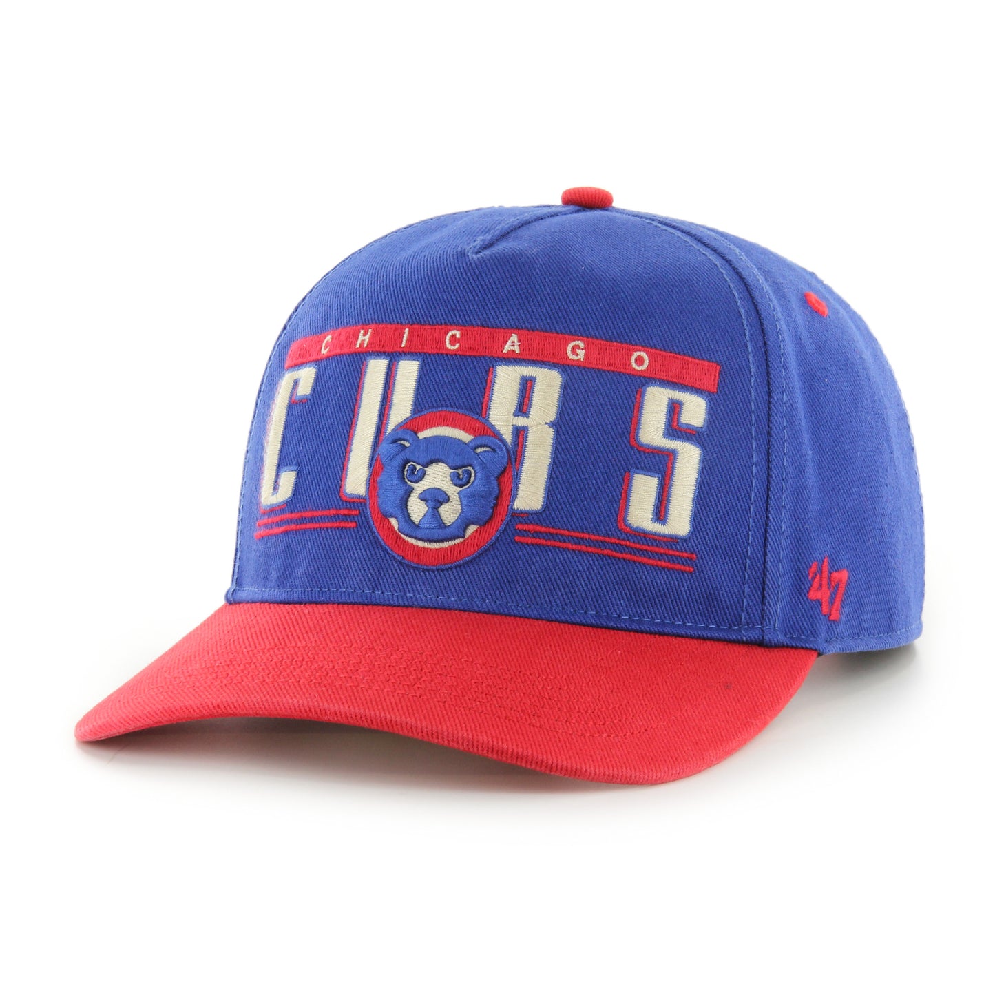 Chicago Cubs Double Header Baseline 47' Hitch Adjustable Hat