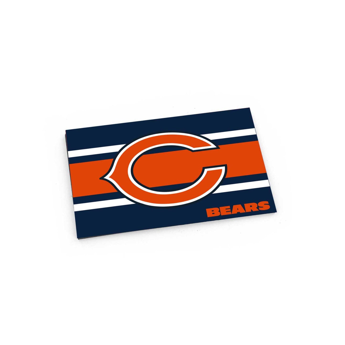 Chicago Bears Striped 3" x 2" Magnet