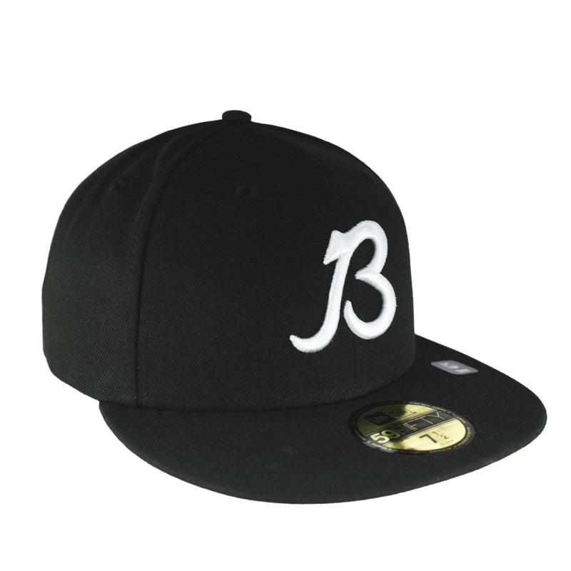 Chicago Bears New Era 59FIFTY Black/White B Fitted Hat