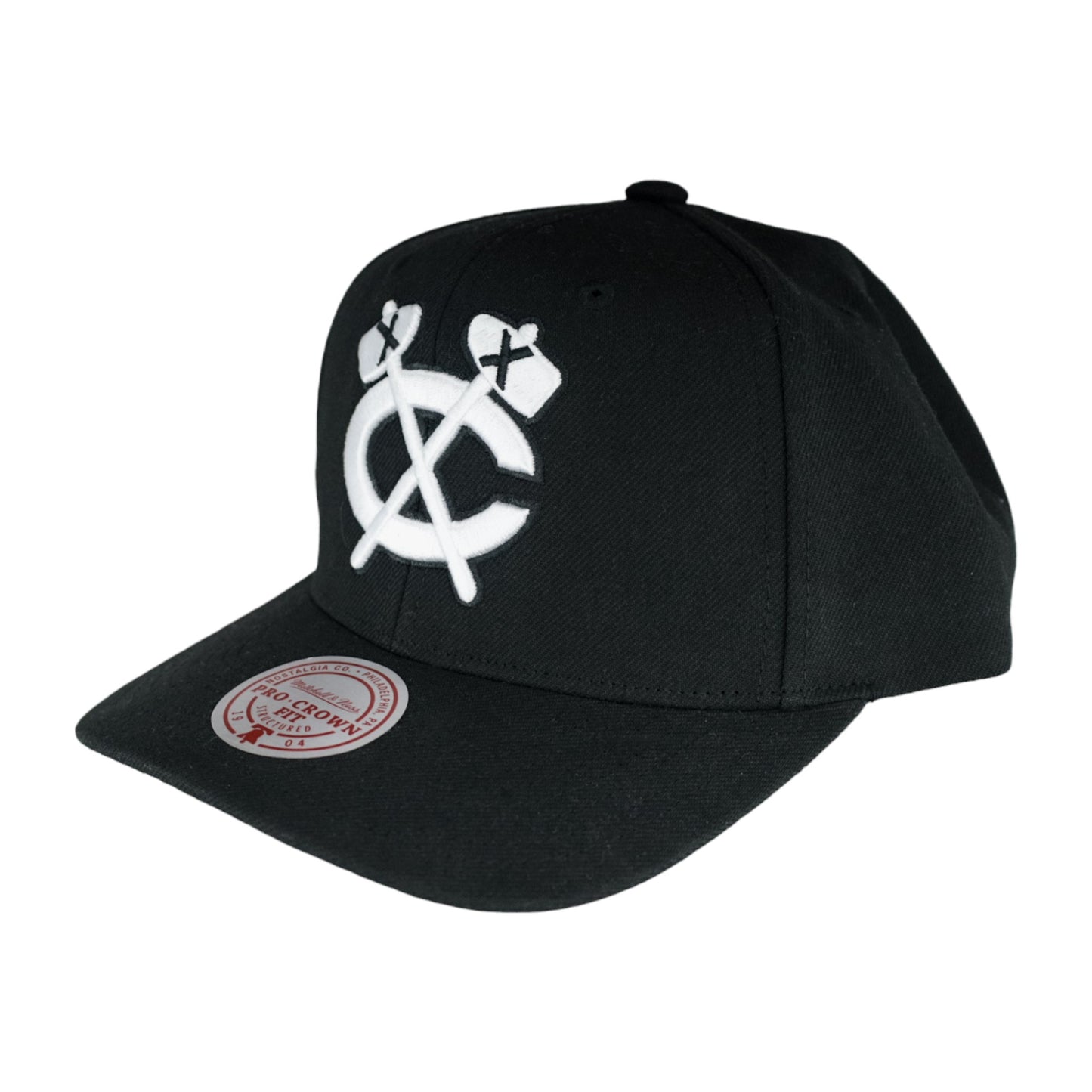 Chicago Blackhawks Pro Crown Tomahawk Mitchell & Ness Snapback Hat