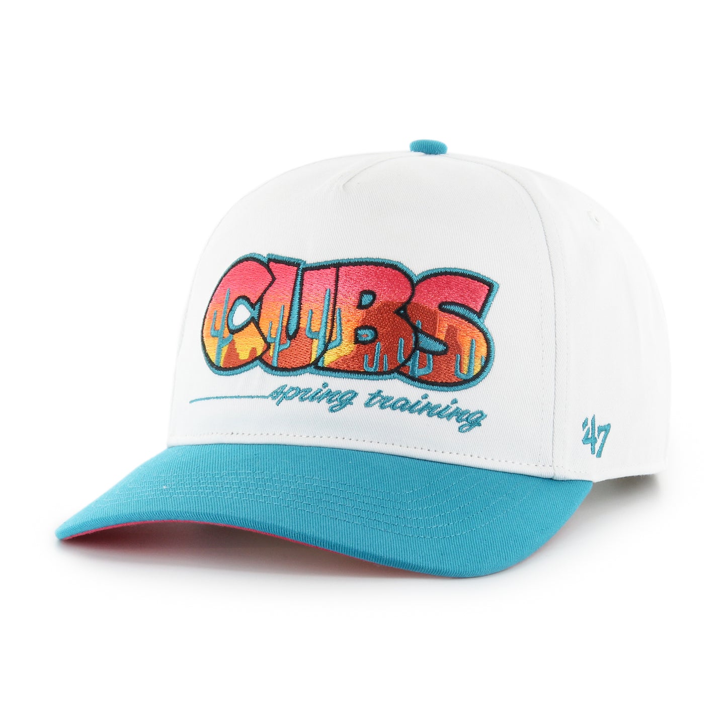 Chicago Cubs Spring Training '47 White Mirage Hitch Snapback Cap