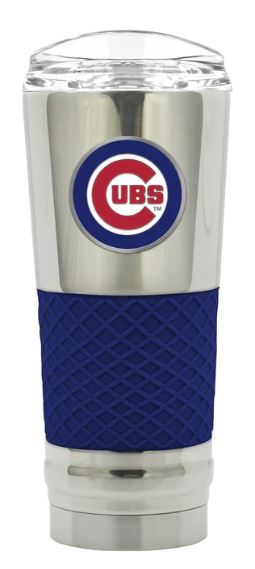 Chicago Cubs Chrome 24oz. Draft Beverage Tumbler