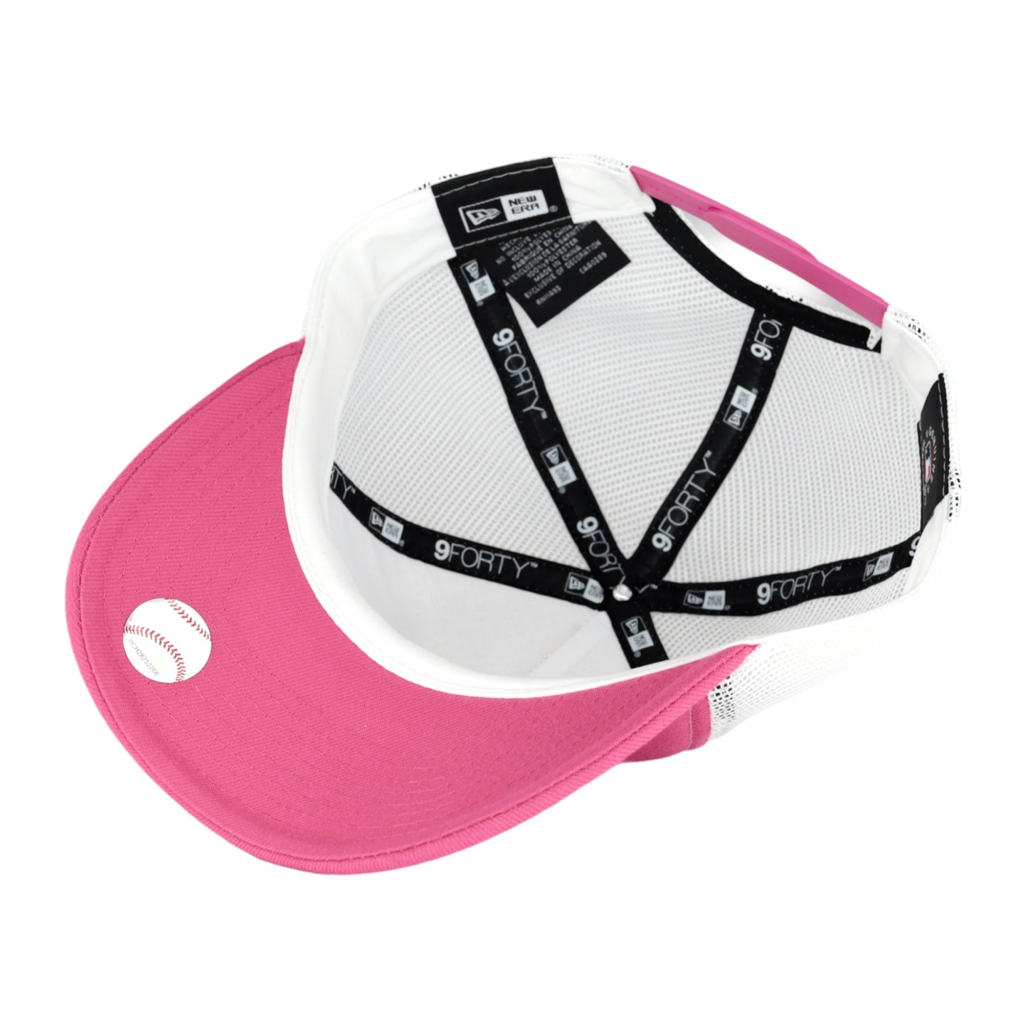 Chicago Cubs New Era 9FORTY A-Frame Foam Front Pink Patch Adjustable Hat