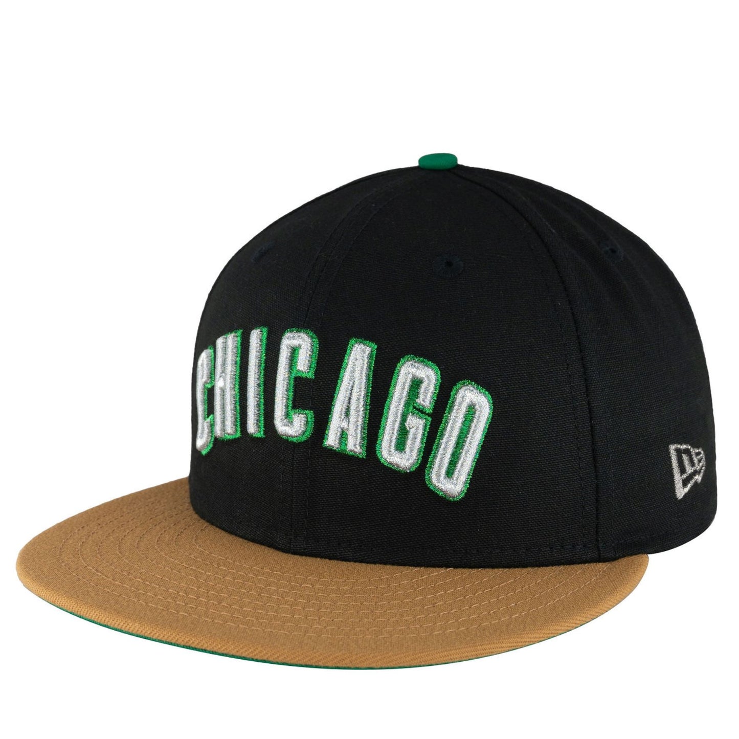 Chicago Cubs Canvas Black/Light Bronze New Era 59FIFTY Fitted Hat