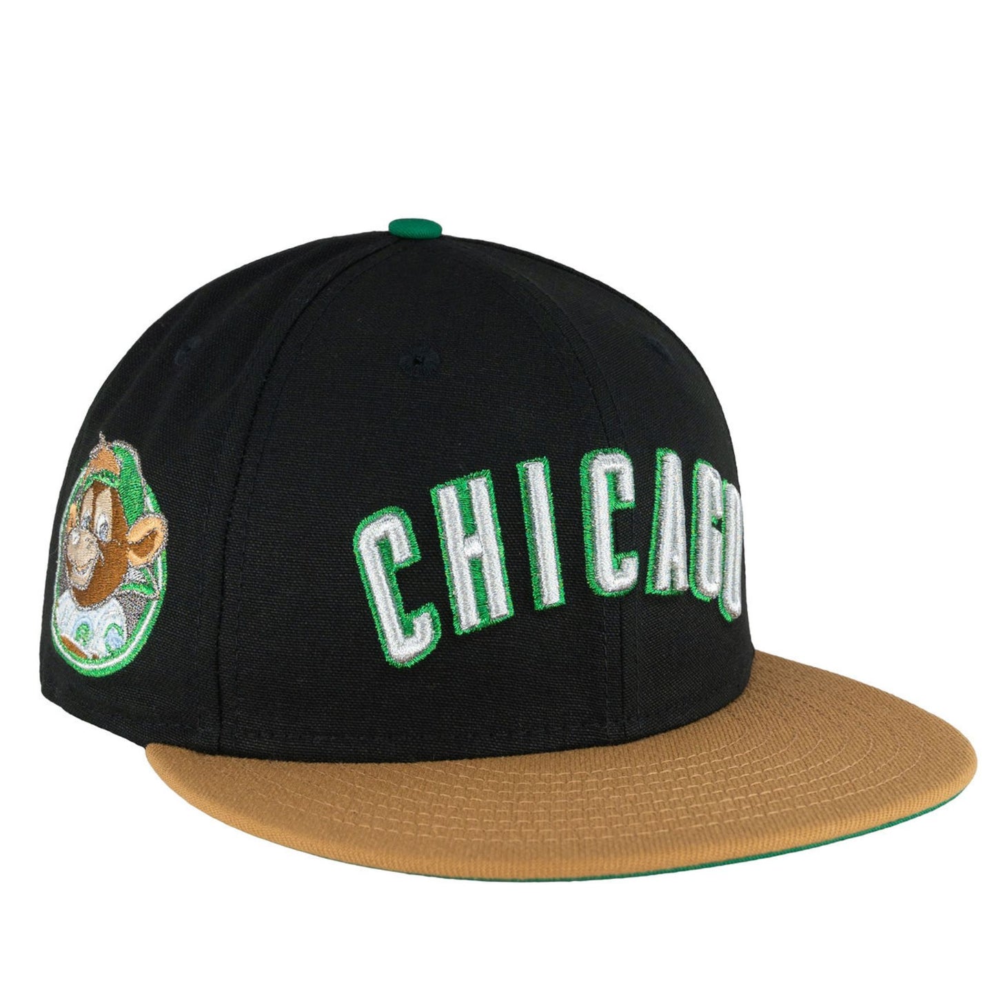 Chicago Cubs Canvas Black/Light Bronze New Era 59FIFTY Fitted Hat
