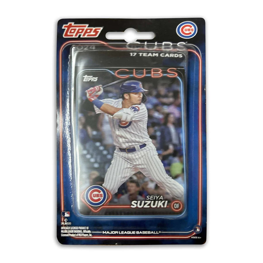 Chicago Cubs Topps 2024 Baseball Cards Team Set