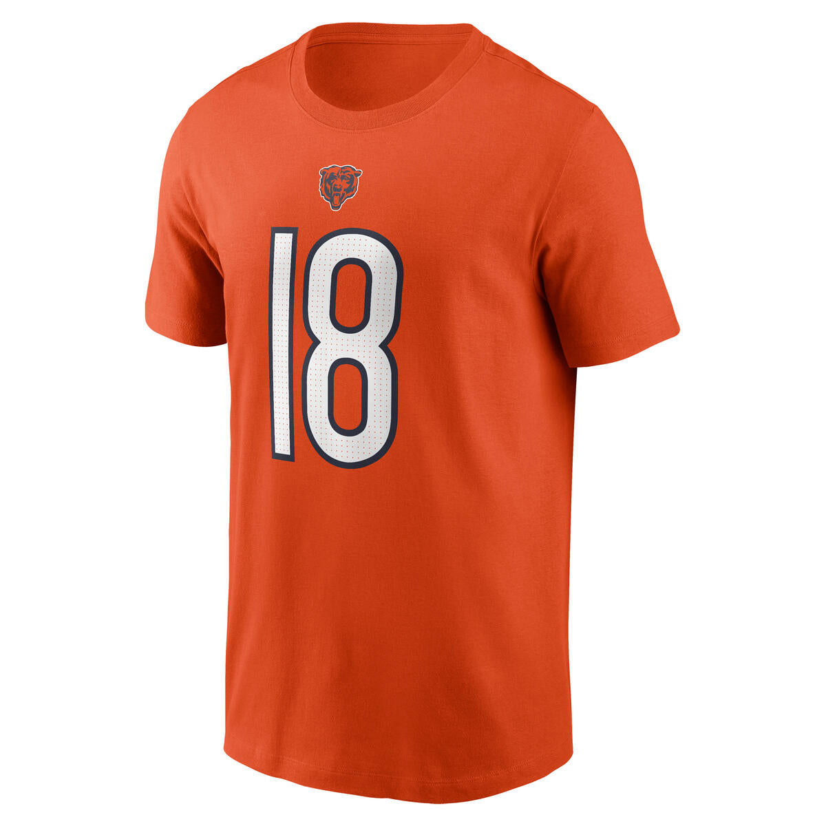 Caleb Williams Chicago Bears Orange Name and Number T-Shirt