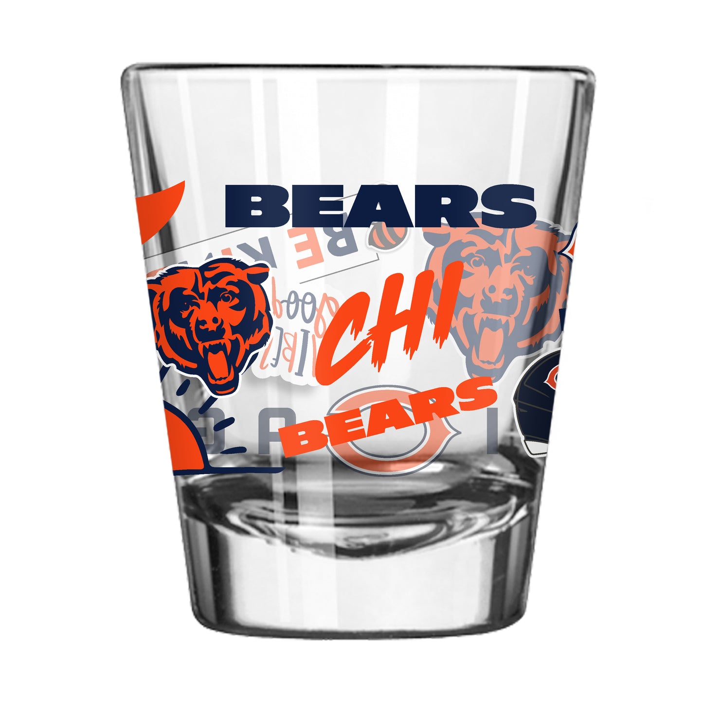 Chicago Bears 2 oz. Native Design Shot Glass