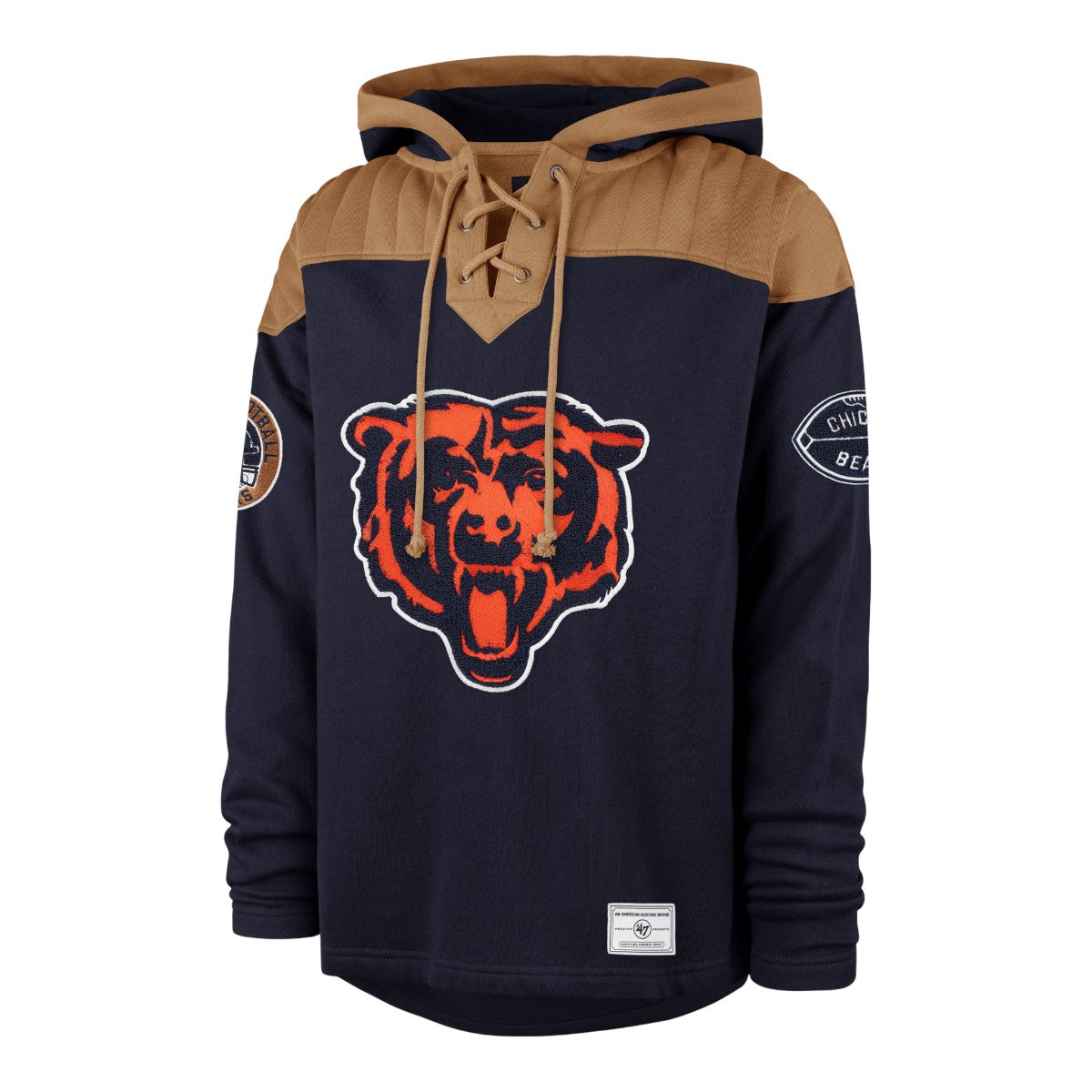 Chicago Bears '47 Flannagan Wingback Lacer Hoodie – Clark Street