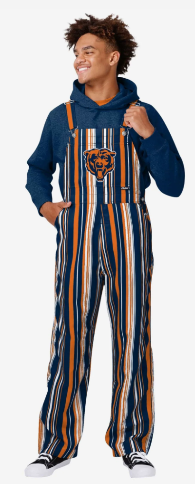 Chicago Bears Hyper Stripe Overalls