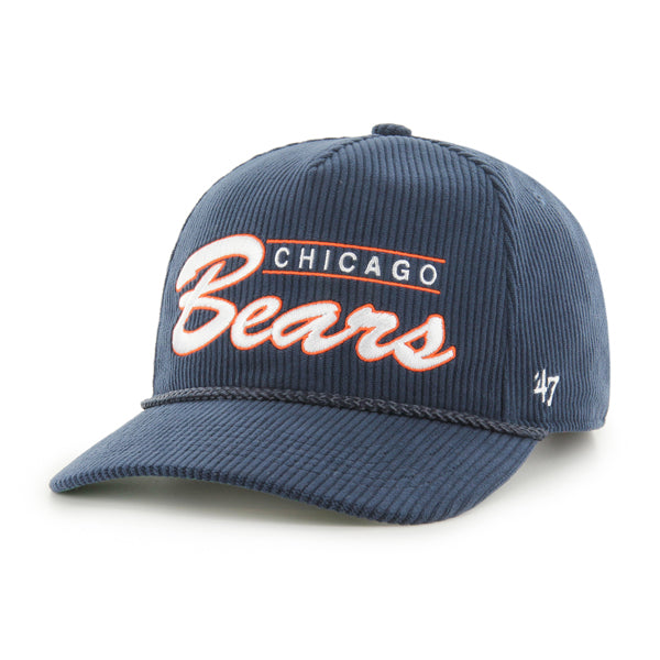 Chicago Bears Navy Boss Siegfried '47 Corduroy Hitch Adjustable Hat