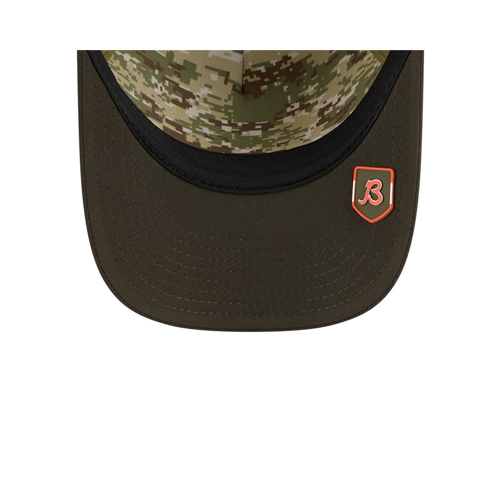 Chicago Bears New Era 2025 Salute To Service 9FORTY M-Crown A-Frame Adjustable Hat
