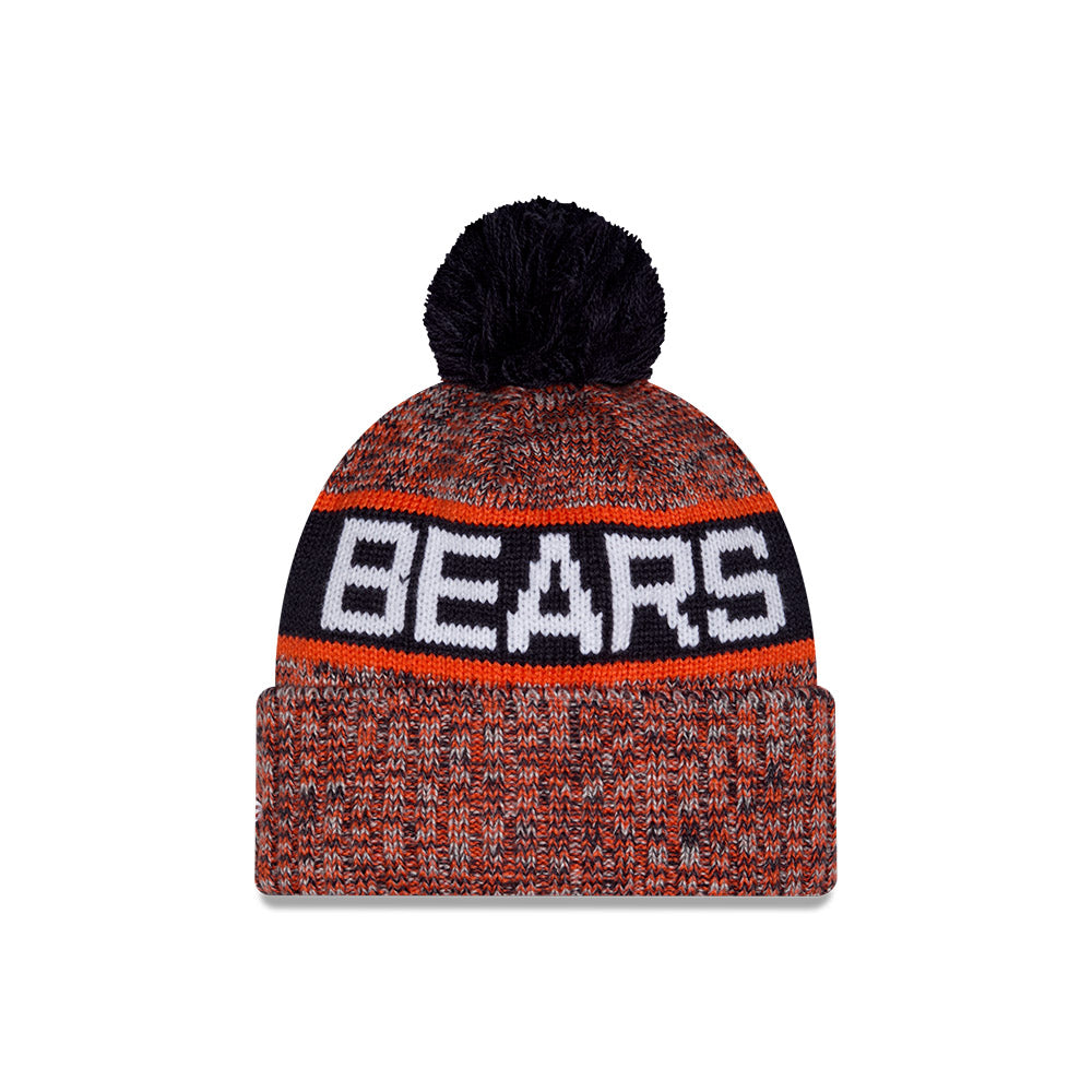 Chicago Bears New Era Rivalry Pom Knit Hat
