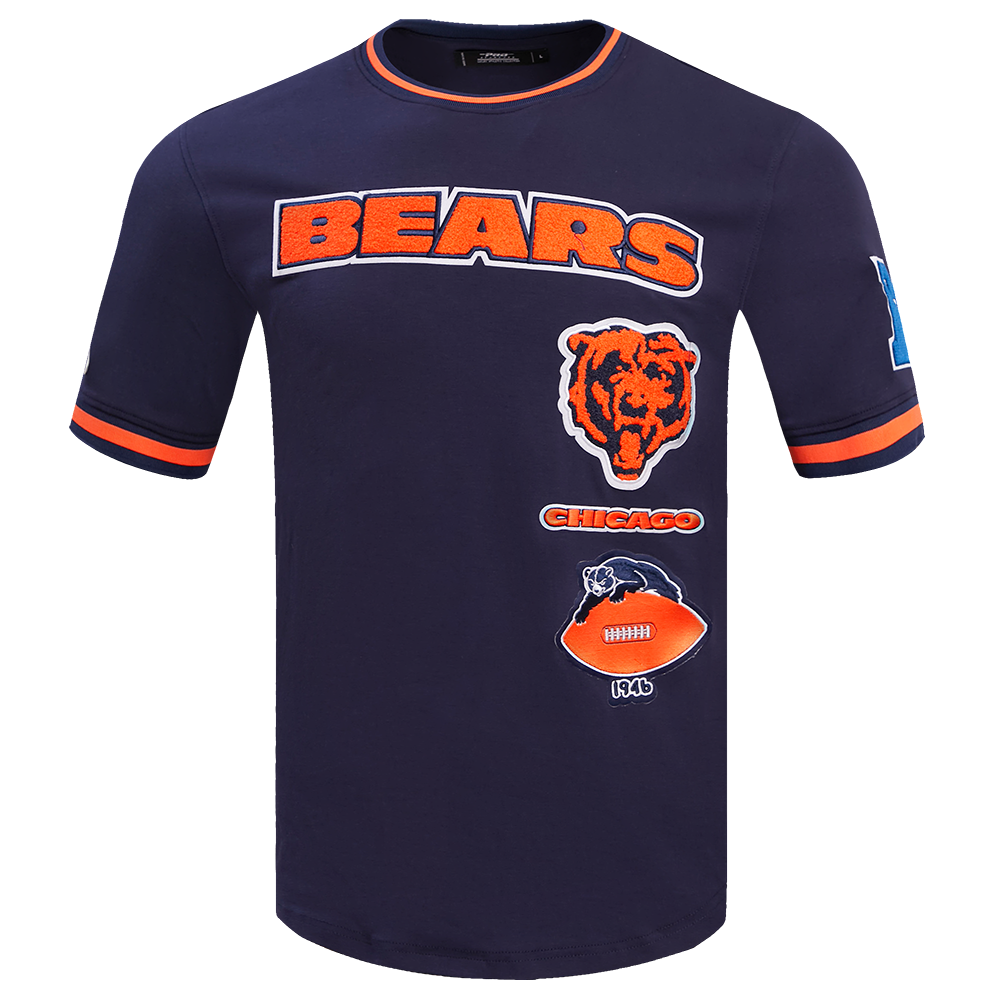 Chicago Bears Pro Standard Navy Retro Classic T-Shirt  display picture 3
