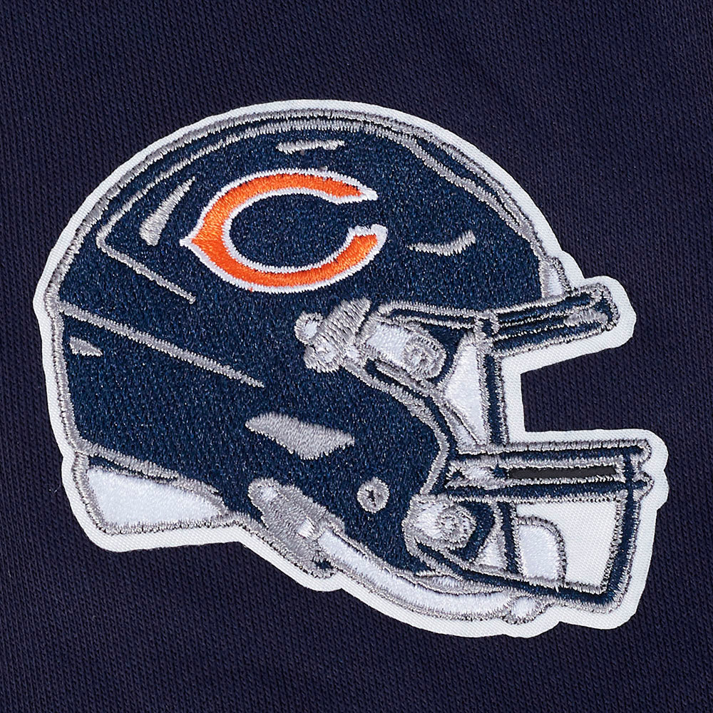 Chicago Bears Pro Standard Women's Midnight Mashup Ribbed Crewneck Sweatshirt