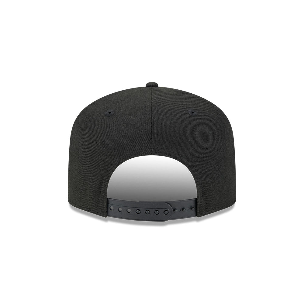 Chicago Blackhawks New Era 9FIFTY A-Frame Script Black Snapback Hat