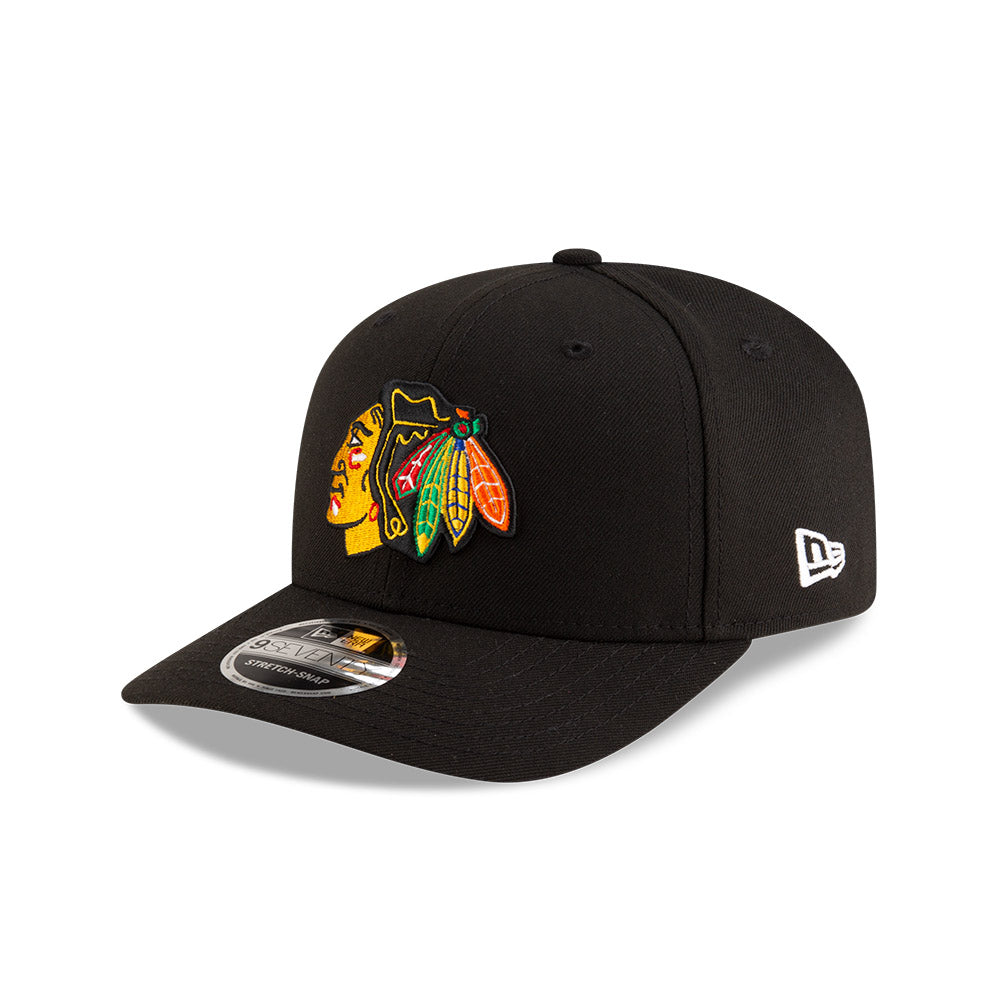 帽子 NEW ERA CHICAGO BLACKHAWKS 9THIRTY L/XL Chicago Blackhawks New Era 9SEVENTY Stretch Snap White Adjustable