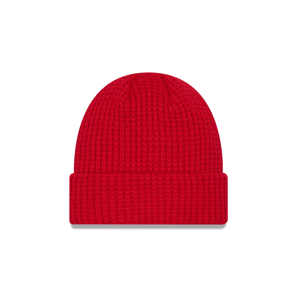 Chicago Blackhawks New Era Red Waffle Knit Hat
