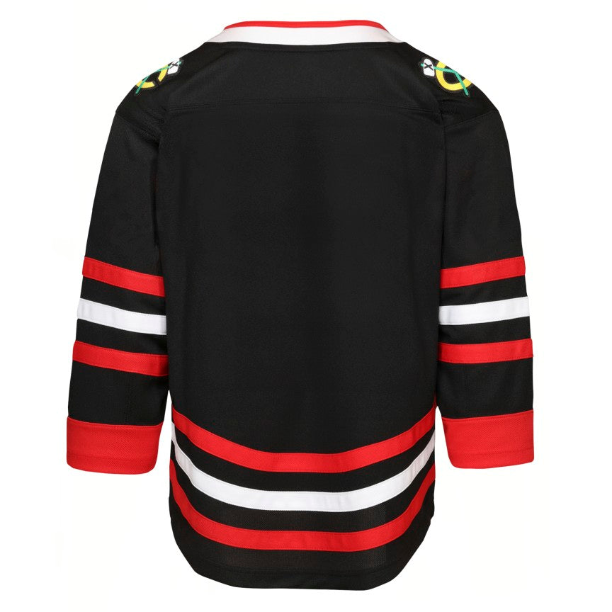 Chicago Blackhawks Youth Black Alternate Premier Jersey