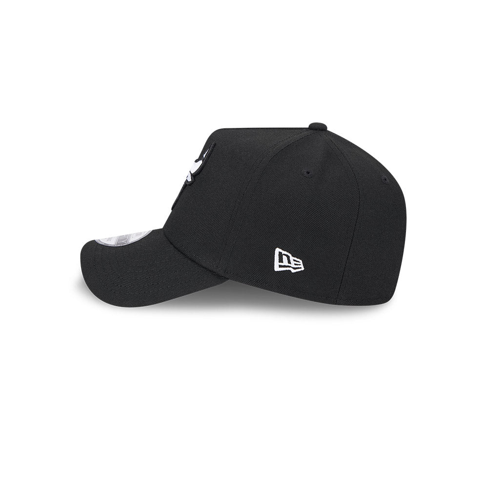 Chicago Bulls New Era 9FORTY A-Frame Black/White Adjustable Hat