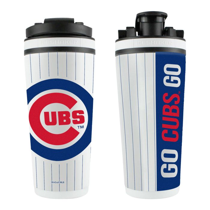 Chicago Cubs 26oz 4D Stainless Steel Ice Shaker Bottle