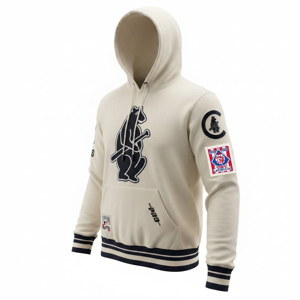 Chicago Cubs Cream 1914 Pro Standard Hoodie – Clark Street Sports