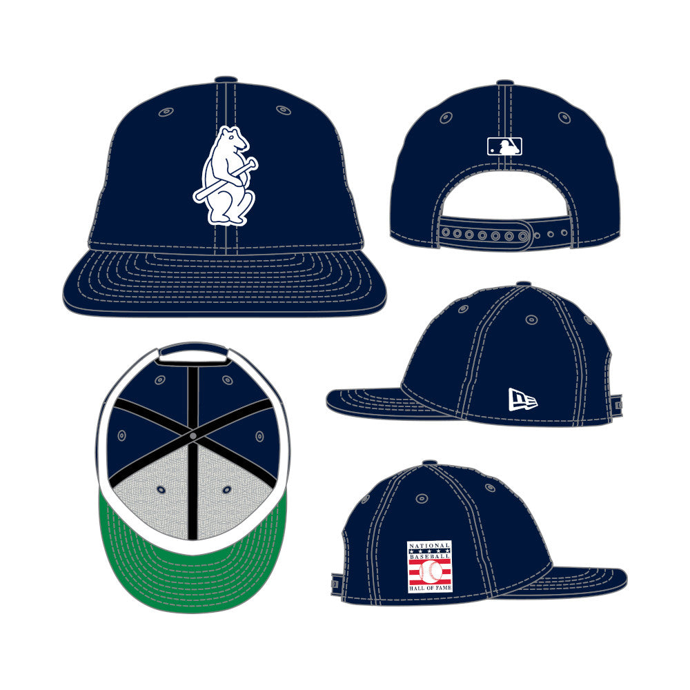 Chicago Cubs Hall Of Fame 1914 Logo New Era 9FIFTY Snapback Hat